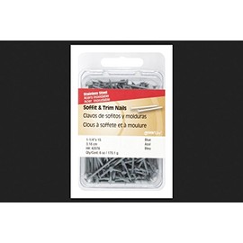 Hillman Soffit & Trim Nails 1-1/4 " Blue Stainless Steel 15 Ga Carded 6 Oz