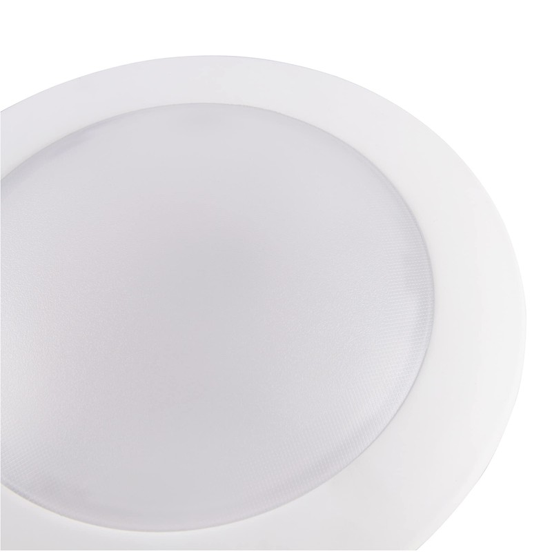 Sunset Lighting F8626-30-4K Sunset Disk Light, White, 1.13x7.50x7.50