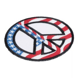 PatchStop - World's Largest Patch Store US Flag Peace Sign Patch, Patriotic Patches