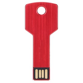 Hsthe Sea Memory Stick CW10084 KeyShaped U Disk Portable Metal Drive for Computers Laptop Phone(Red 32GB)