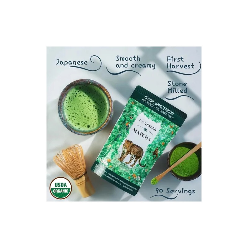 Pantenger Té Verde Matcha Orgánico en Polvo 99 G Organic
