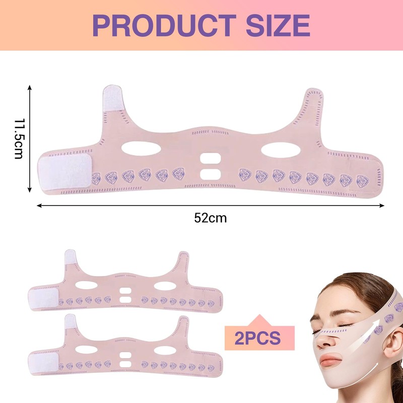 atnayo 2 PCS Adjustable Chin Strap for Sleeping with Jaw