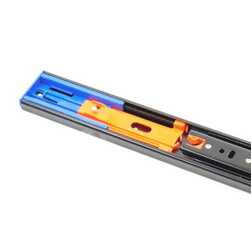 Heavy Duty Drawer Runners, 250mm Full Extension Black Ball Bearing