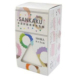 Ehime Shiko SANKAKU Paper Block Origami SAN-45, White, 500 Sheets
