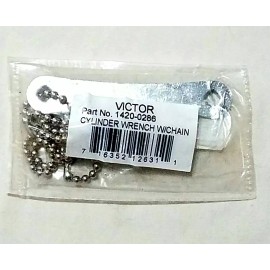 Victor Acetylene Tank Cylinder Wrench B & MC SIZE 3/16" Square & Chain Welding