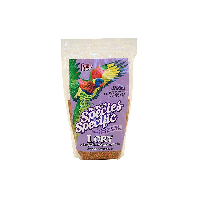 Pretty Bird Species Specific Lory Bird Food (3 Lbs.)