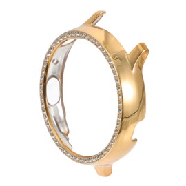 BIUDECO Durable Rhinestone Watch Shell Protective Case Drop Resistance 44mm Watch Accessory Fashion Style