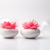 Qualy-Cotton Bud Box Lotus White/Pink