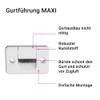 Maxi Belt Guide 20-24 mm with Brush for Roller Shutter