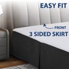 Luxury Double Brushed Microfiber Bed Skirt, Ultra Soft, and Wrinkle
