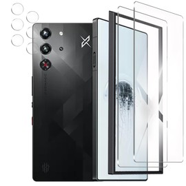 REDMAGIC 10 Pro Glass Film + REDMAGIC 10 Pro Camera Film [Made in Japan] REDMAGIC 10 Pro+ Film, Fingerprint Authentication, 9H Hardness, Shockproof, Scratch Resistant, Automatic Adhesion, Automatic