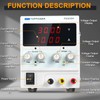 DC Power Supply Variable,0-30V 0-10A Adjustable Regulated Bench Lab Power