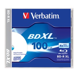BD-R XL 100GB, SINGLE PACK, 4X Write Speed