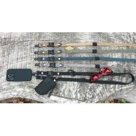 SA-CHE Sash Outdoor Multi-Neck Shoulder Strap, Plus, Made in Japan, Smartphone Shoulder Strap, Men's, Cross-body Shoulder, Neck Wallet, Smartphone Drop Prevention, green