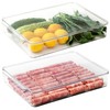 vacane 2 Pack Deli Meat Container for Fridge, Bacon Container