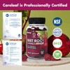 careleaf Sugar Free Vegan Beet Root Gummies for Blood Pressure,