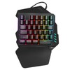 HXSJ Single Hand Membrane Keycap Gaming Keyboard 35 Keys Single