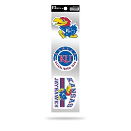 Rico Industries RSS310101: Kansas University 3-Piece Retro Spirit Decals