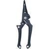 Jackson One-Touch Lock Aluminum Pliers, Black