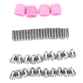 44 Pcs Plasma Cutter Accessory Nozzle Electrode Shielding for AG 60/SG55 Wearing Parts (44pcs )