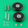 F-ber Suitcase Inline Outdoor Skate Replacement Wheels: Multiple Sizes (OD54mm
