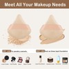 Tehttz 20Pcs Triangle Powder Puff, Makeup Sponges for Loose Powder