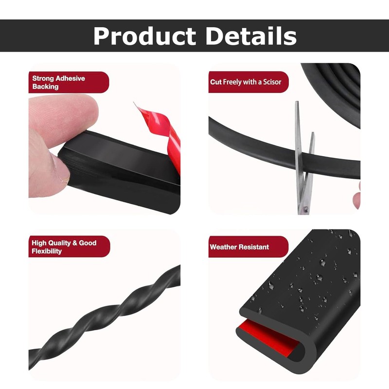 JOYOLA EPDM Frame Profile Edge Protection Profile, Edge Protection Sheet