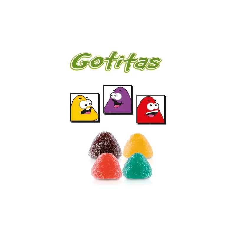 Gomitas Lucky Gummys Gotitas Frutales 1kg