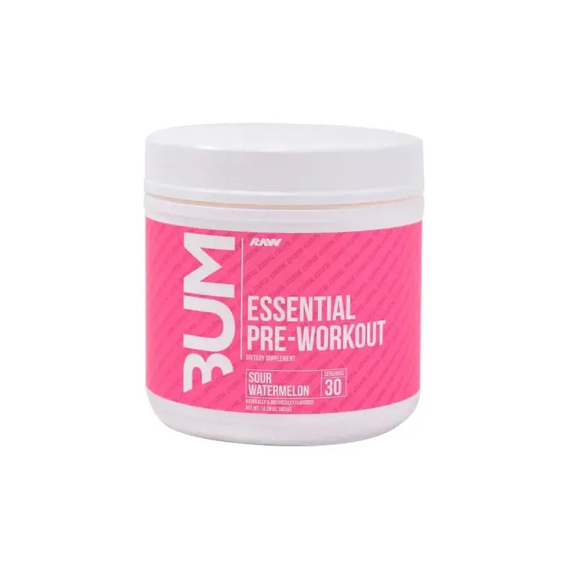 Pre Entreno Cbum Essential Pwo Raw Nutrition 30 Servicios Sabor