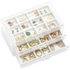 ProCase Earring Holder Organizer Jewelry Box with 3 Drawers, Acrylic