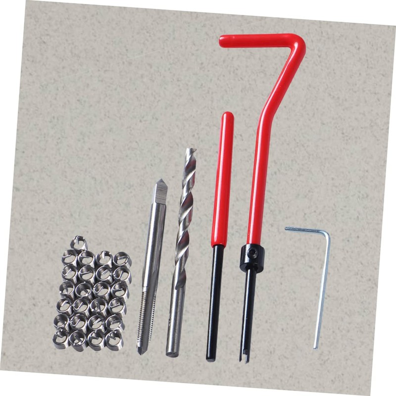Mobestech 30pcs Thread Restorer Automotive Tool Kit Metric Thread Repair