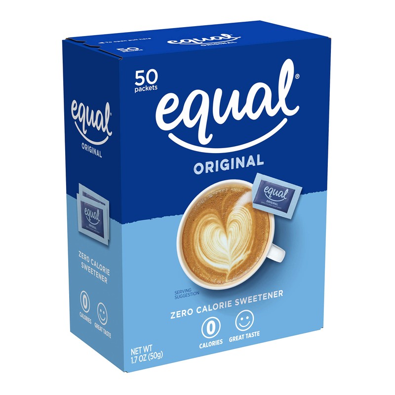 EQUAL 0 Calorie Sweetener, Aspartame and Acesulfame-K Sweetener Packets, Zero