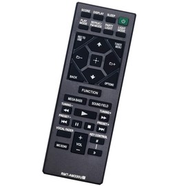 RMT-AM330U Replacement Remote Control Applicable for Sony Audio System MHC-V50 MHC-M20 MHC-V21 MHC-V77W MHC-V71 MHC-V90W SHAKE-X10 SHAKE-X30 MHC-V13 MHC-V02 SHAKE-X10