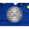 Destinations Decal Clingmans Dome Sticker Hiking Benchmark Climbing Bench Mark Thick Vinyl USGS 3"