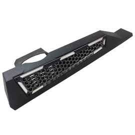 50 Caliber Racing Custom Billet Air Intake Grille Bezels with Black Powdercoat Compatible with Polaris RZR XP1000 2014-2018 [5358A28]