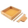 Baby Toy Montessori Language Toy Sand Tray Writing Abilty Yellow