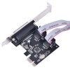 Tarjeta PCI-E a serie RS232, PCI-E a 2 puertos serie