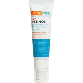 Suero rejuvenecedor AcneFree Retinol Blemish Mark con ácido hialurónico y niacinamida Ayuda a reducir la aparición de marcas de acné Control de enrojecimiento 1 onza