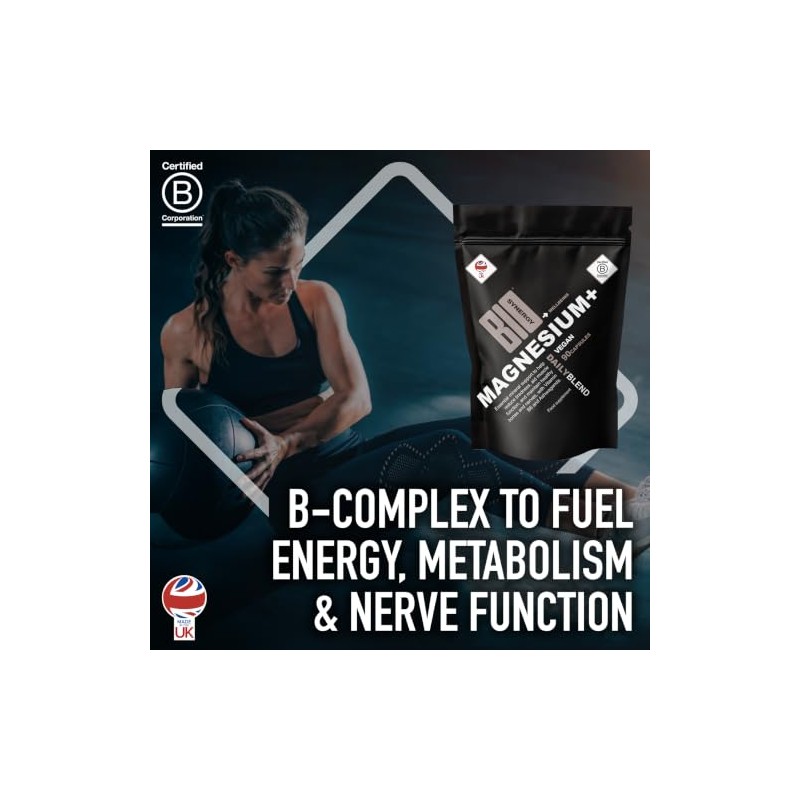 Bio-Synergy Magnesium Glycinate Complex - 260mg Elemental Magnesium as Bisglycinate,