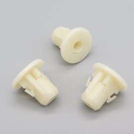 VVO Fasteners Plastic Underbody Shields and Insulation Panel Fastener Clip, White (Pack of 10)