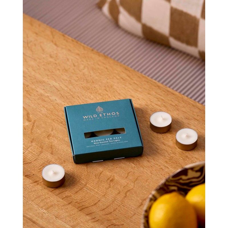Wild Ethos Scented Tea Lights - Natural Wax - Long