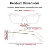 FEISEDY Crystal Cat Eye Reading Glasses Blue Light Blocking Reader