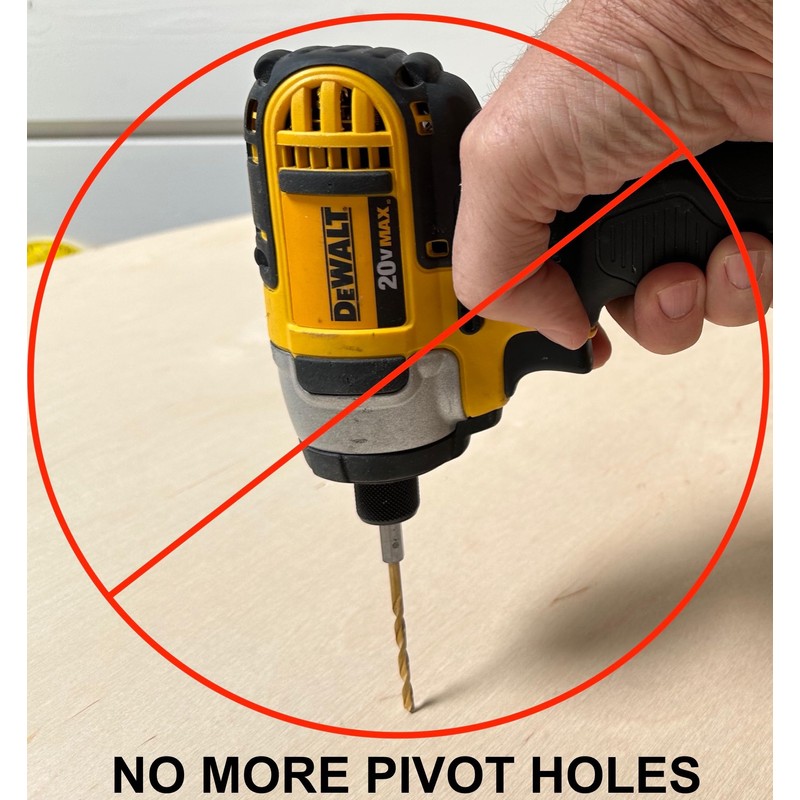 Jasper M350 Blemish-Free Pivot Plate – Router Circle Jig Accessory