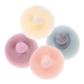 Ipetboom 4Pcs Exfoliating Shower Brush Bathroom Scrubber for Adults Body Wash Ball for Cleansing for All Skin Types Easy to Use for Enjoyable Shower Experience