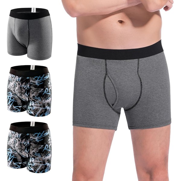 Carer Incontinence Underwear for Men Washable Mens Incontinence Boxer Briefs