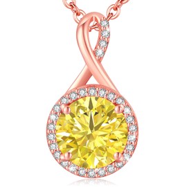 LAVUMO Necklaces for Women Sterling Silver Gold Necklace Pendant Jewellery Gifts for Her Girlfriend Mum Daughter Wife Friend Birthday Valentines Christmas Mothers Day Anniversary