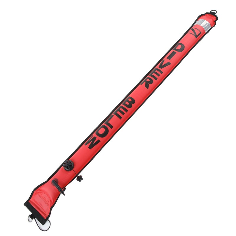 150x15cm Scuba Diving Surface Marker Buoy High Visibility Inflatable Surface