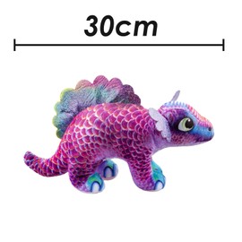 VFM - Dinosaur Spinosaurus Soft Toy Dino Plush Cuddly Soft Fluffy Plushie Stuffed Toy Plush Toy Cute Stuffed Plushie, Gifts for Birthday, Valentine's Day Chirstmas - 30cm Pink