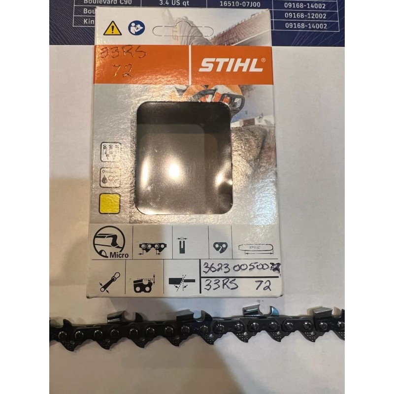 STIHL NEW OEM STIHL 33 RS 3/8, .050g 72 driver