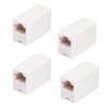 Awishwell RJ11 6P4C Inline Coupler, 4 Pack Phone Line Adapter,